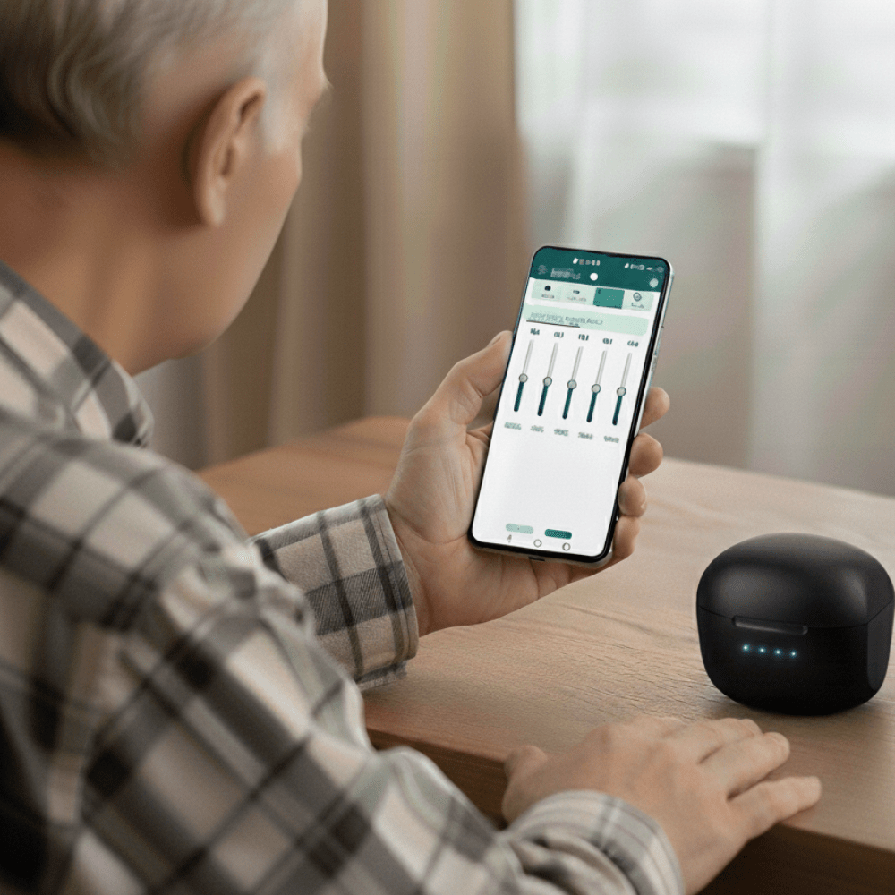 Bluetooth Hearing Aids (App Controlled)
